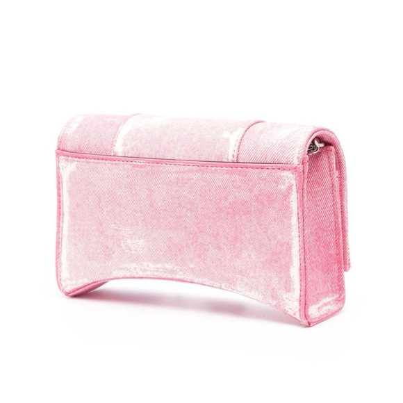 Balenciaga NWT Hourglass Leather Wallet on a Chain - Picture 2 of 12